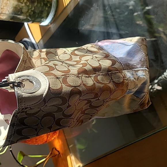 Coach Signature Y2K Patchwork Handbag - Picture 6 of 13